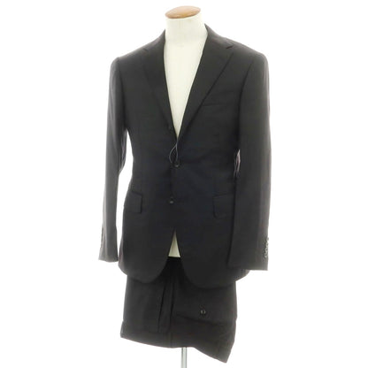【中古】インターナショナルギャラリービームス International Gallery BEAMS ウール 3つボタンスーツ ブラック【 46 】【 状態ランクB 】【 メンズ 】