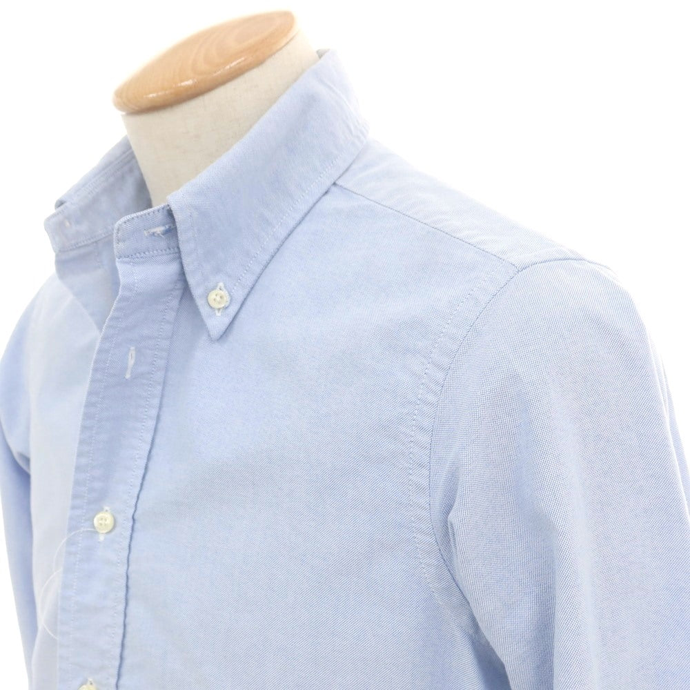 【中古】インディビジュアライズドシャツ INDIVIDUALIZED SHIRTS コットン オックスフォード ボタンダウン カジュアルシャツ ブルー【 15 】【 状態ランクB 】【 メンズ 】