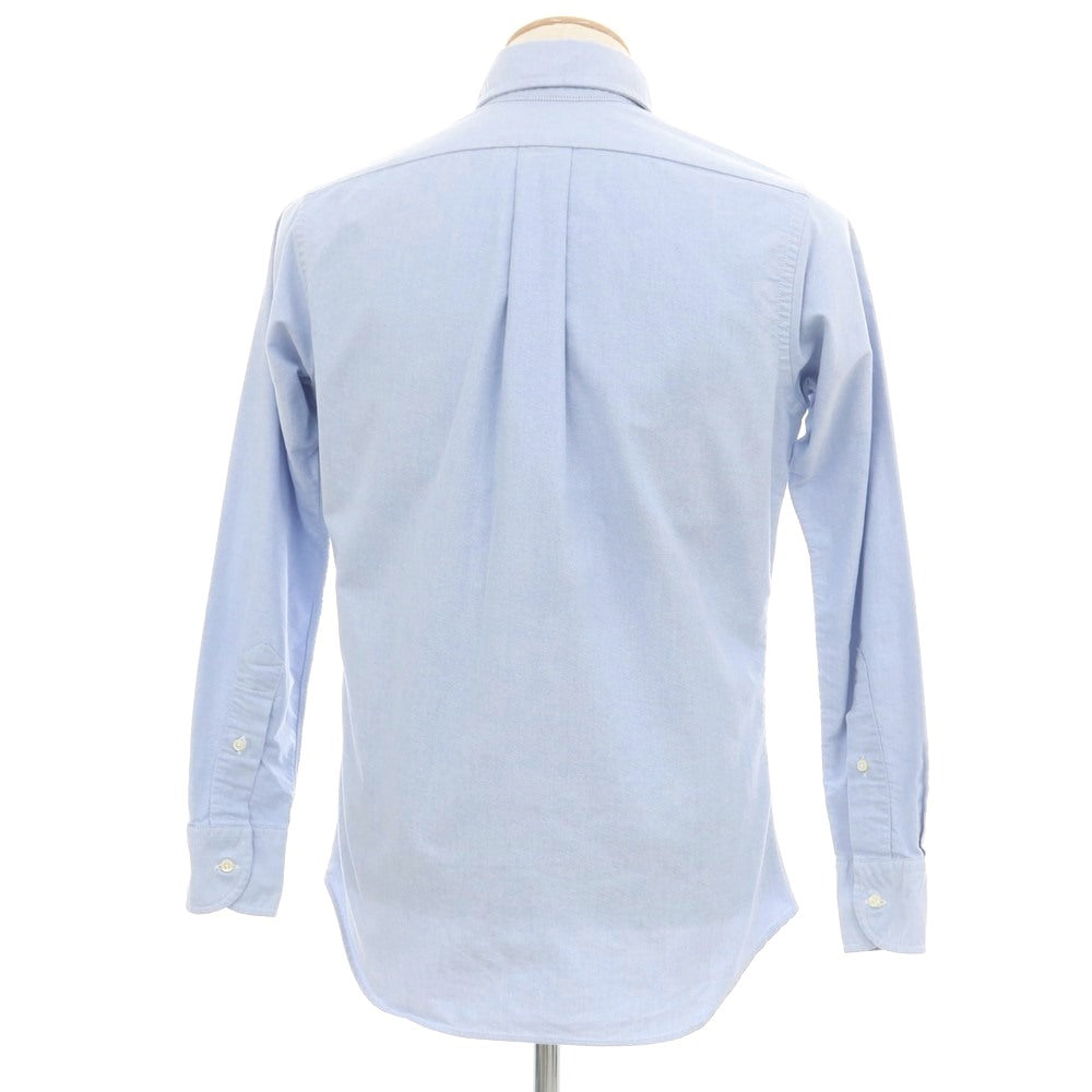 【中古】インディビジュアライズドシャツ INDIVIDUALIZED SHIRTS コットン オックスフォード ボタンダウン カジュアルシャツ ブルー【 15 】【 状態ランクB 】【 メンズ 】