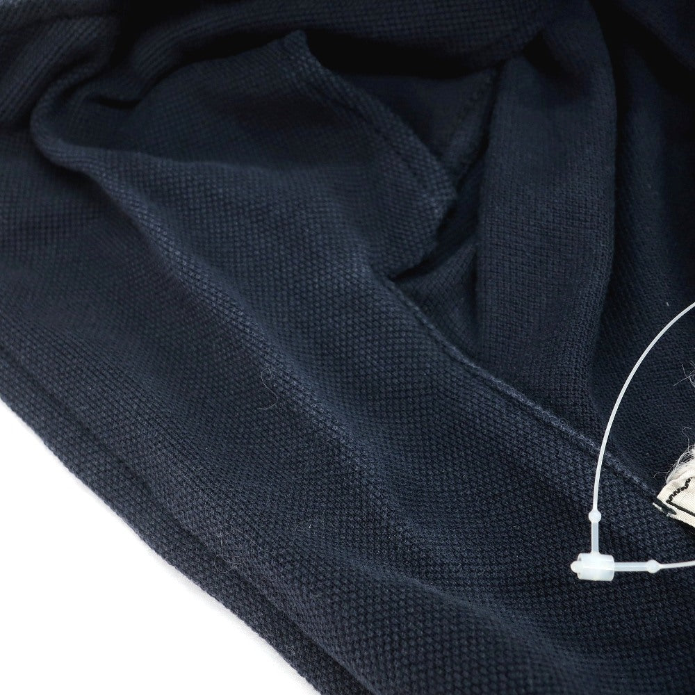 【中古】エルメス HERMES コットン 半袖ポロシャツ ネイビー【サイズM】【 状態ランクC 】【 メンズ 】