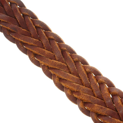 【中古】ホワイトハウスコックス Whitehouse Cox レザー メッシュベルト ブラウンxシルバー【 32/80 】【 状態ランクC 】【 メンズ 】