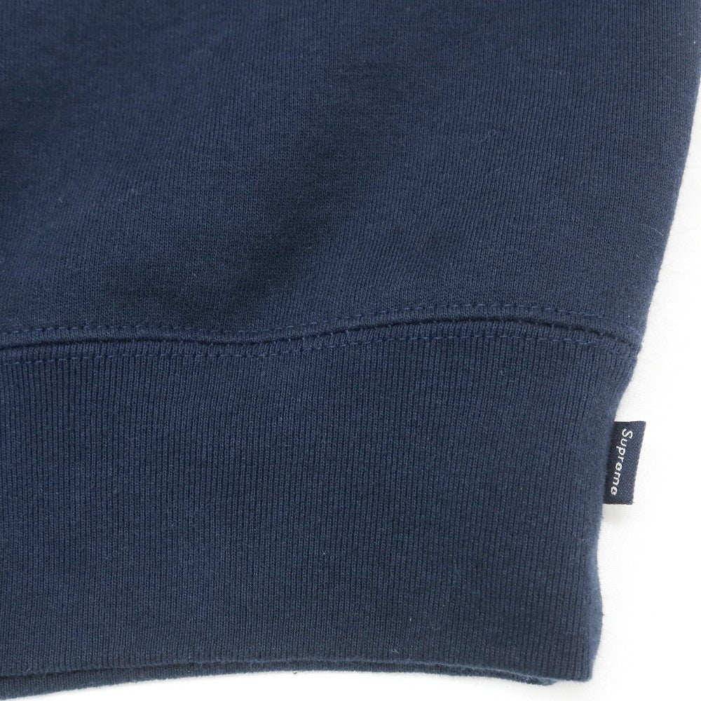 【中古】シュプリーム Supreme 2025年秋冬 Small Box Crewneck コットンポリエステル スウェット ネイビー【 M 】【 状態ランクC 】【 メンズ 】