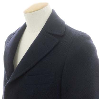 【中古】タリアトーレ TAGLIATORE THOMAS ウールカシミヤ チェスターフィールドコート ネイビー【 42 】【 状態ランクB 】【 メンズ 】