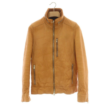 【中古】ジュンハシモト junhashimoto カウレザー レザーブルゾン ライトブラウン【 2 】【 状態ランクB 】【 メンズ 】