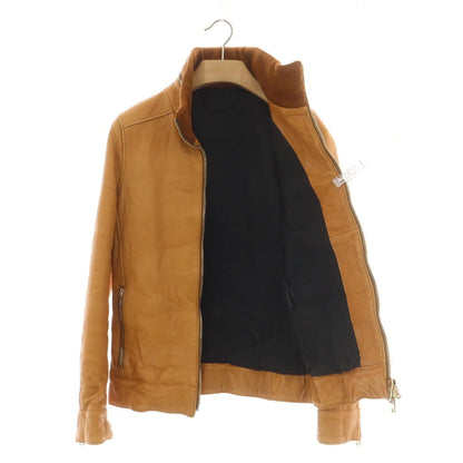 【中古】ジュンハシモト junhashimoto カウレザー レザーブルゾン ライトブラウン【 2 】【 状態ランクB 】【 メンズ 】