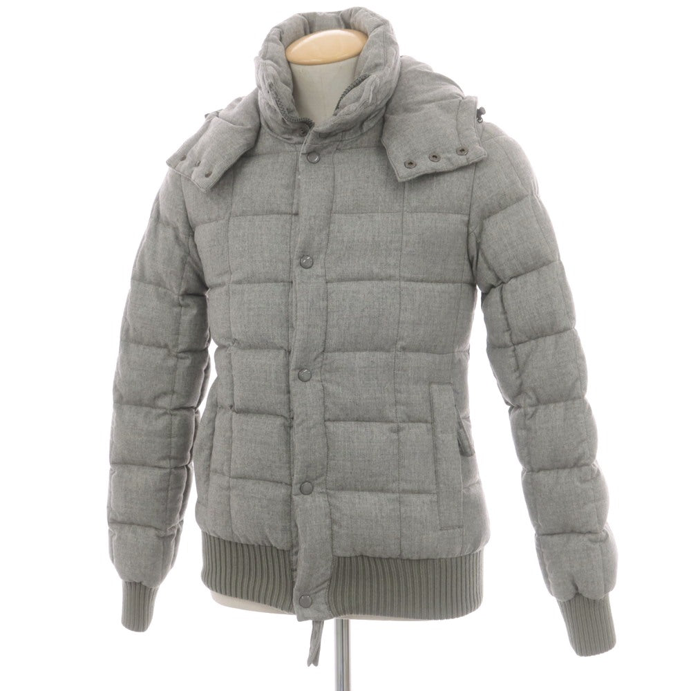 【中古】エーケーエム エイケイエム AKM ×DUVETICA ウールカシミヤ ダウンジャケット グレー【 S 】【 状態ランクB 】【 メンズ 】