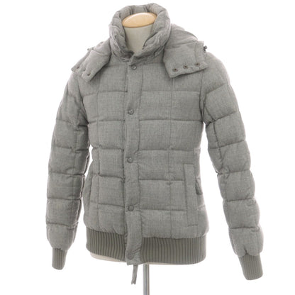 【中古】エーケーエム エイケイエム AKM ×DUVETICA ウールカシミヤ ダウンジャケット グレー【 S 】【 状態ランクB 】【 メンズ 】