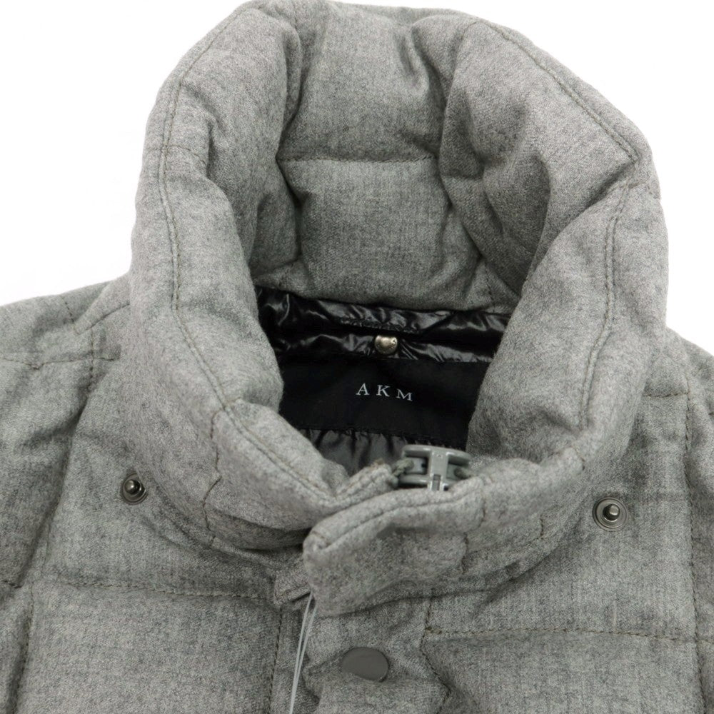 【中古】エーケーエム エイケイエム AKM ×DUVETICA ウールカシミヤ ダウンジャケット グレー【 S 】【 状態ランクB 】【 メンズ 】