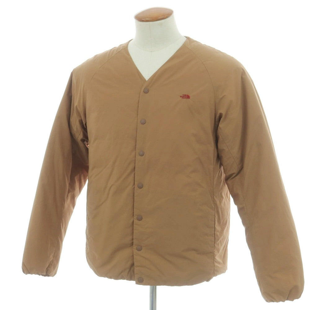 【中古】ザノースフェイスパープルレーベル THE NORTH FACE PURPLE LABEL ナイロン ノーカラー ダウンジャケット ブラウン系【 M 】【 状態ランクB 】【 メンズ 】