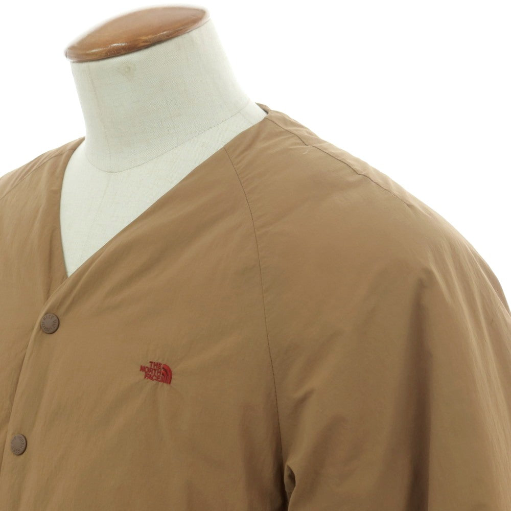 【中古】ザノースフェイスパープルレーベル THE NORTH FACE PURPLE LABEL ナイロン ノーカラー ダウンジャケット ブラウン系【 M 】【 状態ランクB 】【 メンズ 】