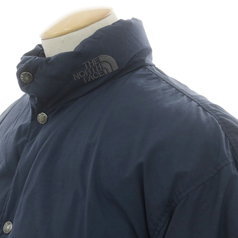 【中古】ザノースフェイス THE NORTH FACE ナイロン ダウンジャケット ネイビー【サイズS】【 状態ランクB 】【 メンズ 】[CPD]