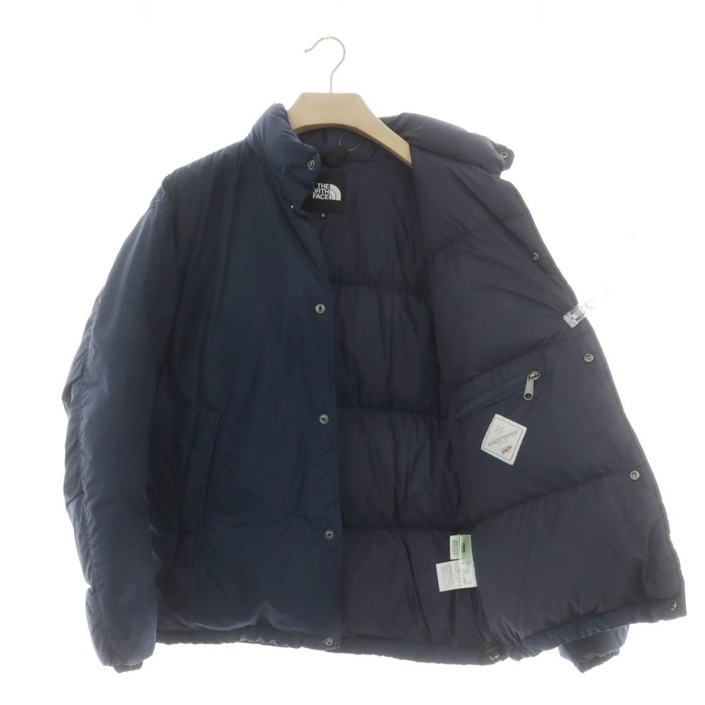 【中古】ザノースフェイス THE NORTH FACE ナイロン ダウンジャケット ネイビー【サイズS】【 状態ランクB 】【 メンズ 】[CPD]