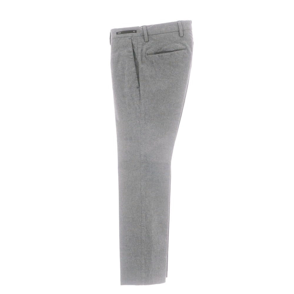 【中古】ピーティーゼロウーノ PT01 Hyde Park ストレッチコットン カジュアルスラックスパンツ グレー【 42 】【 状態ランクB 】【 メンズ 】