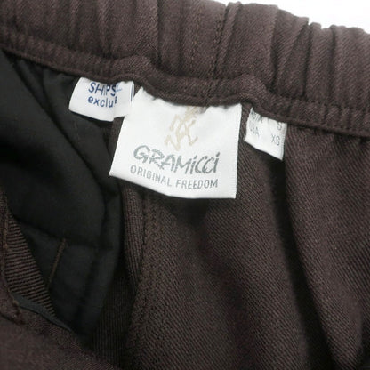 【中古】グラミチ Gramicci ×SHIPS ポリエステル イージーパンツ ダークブラウン【 S 】【 状態ランクB 】【 メンズ 】