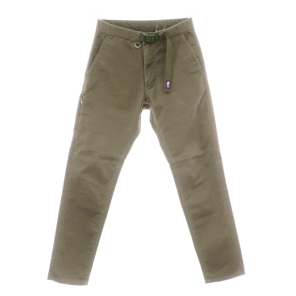 【中古】ザノースフェイス THE NORTH FACE コットンポリエステル ワークパンツ オリーブグリーン【 サイズ28 】【 状態ランクC 】【 メンズ 】 [CPD]