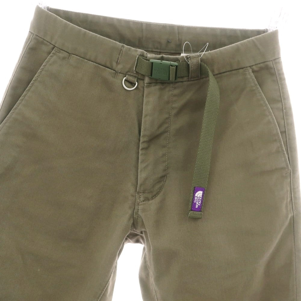 【中古】ザノースフェイス THE NORTH FACE コットンポリエステル ワークパンツ オリーブグリーン【 サイズ28 】【 状態ランクC 】【 メンズ 】 [CPD]
