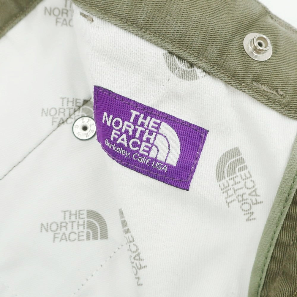 【中古】ザノースフェイス THE NORTH FACE コットンポリエステル ワークパンツ オリーブグリーン【 サイズ28 】【 状態ランクC 】【 メンズ 】 [CPD]