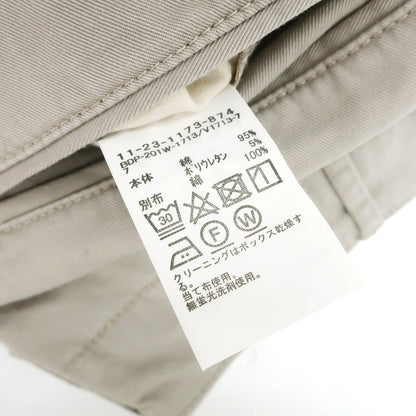 【中古】ビームス BEAMS ストレッチコットン チノパンツ グレージュ【 XS 】【 状態ランクB 】【 メンズ 】