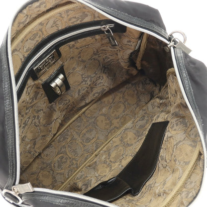 【中古】オロビアンコ Orobianco ナイロン×レザー ブリーフケース ブラック【 状態ランクC 】【 メンズ 】