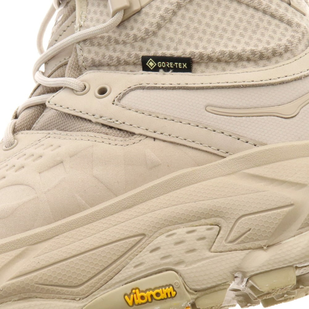 【中古】ホカ オネ オネ HOKA ONE ONE TOR ULTRA HI GORE-TEX スニーカー グレージュ【 6.5 】【 状態ランクB 】【 メンズ 】