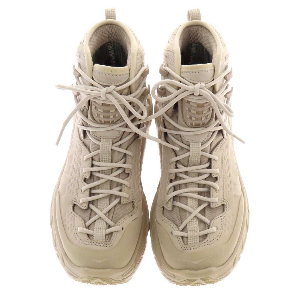 【中古】ホカ オネ オネ HOKA ONE ONE TOR ULTRA HI GORE-TEX スニーカー グレージュ【 6.5 】【 状態ランクB 】【 メンズ 】