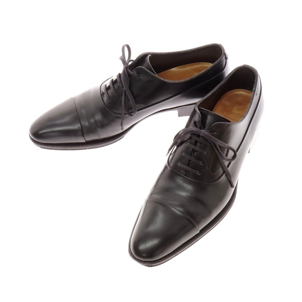 【中古】ソフィス＆ソリッド Soffice &amp; Solid トレーディングポスト別注 ストレートチップ ドレスシューズ ブラック【 6 1/2 】【 状態ランクB 】【 メンズ 】