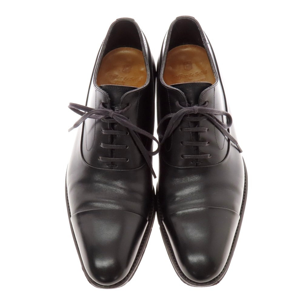 【中古】ソフィス＆ソリッド Soffice &amp; Solid トレーディングポスト別注 ストレートチップ ドレスシューズ ブラック【 6 1/2 】【 状態ランクB 】【 メンズ 】