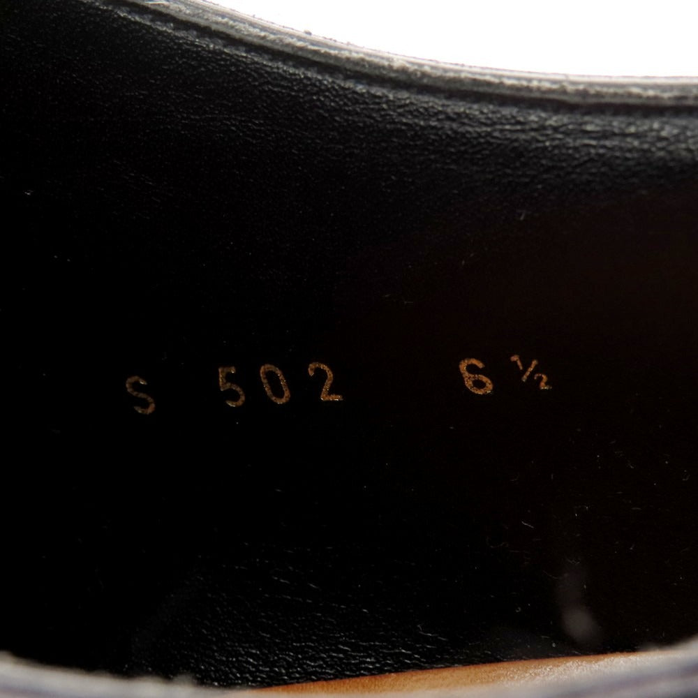 【中古】ソフィス＆ソリッド Soffice &amp; Solid トレーディングポスト別注 ストレートチップ ドレスシューズ ブラック【 6 1/2 】【 状態ランクB 】【 メンズ 】