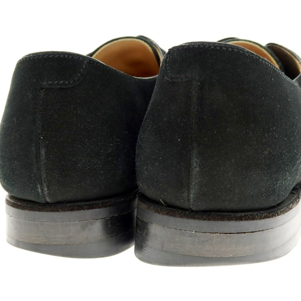 【中古】バーウィック BERWICK スエード プレーントゥ ドレスシューズ ブラック【 5 1/2 】【 状態ランクC 】【 メンズ 】