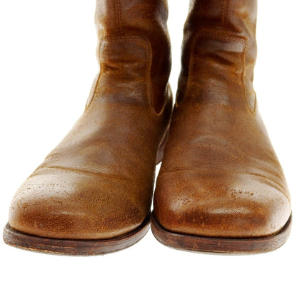 【中古】ジュンハシモト junhashimoto バケッタレザー バックジップ ブーツ ブラウン【 41 】【 状態ランクB 】【 メンズ 】