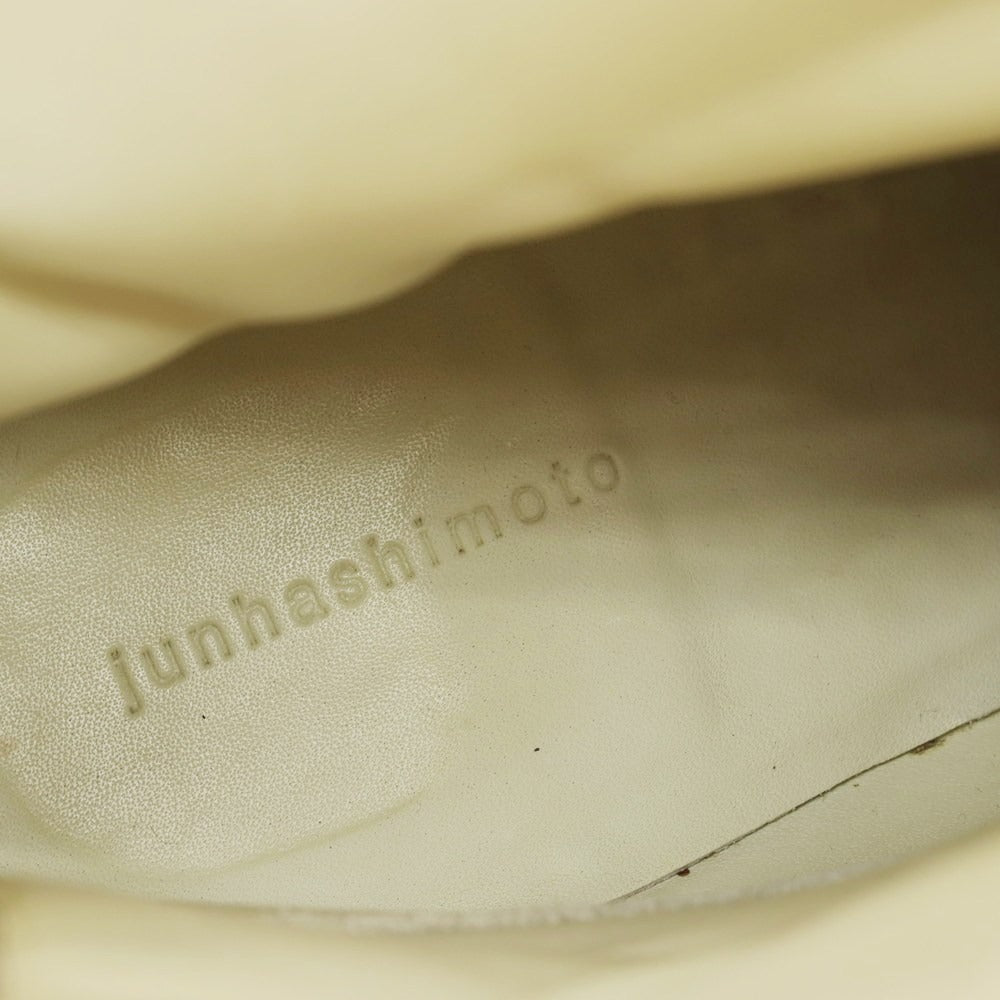 【中古】ジュンハシモト junhashimoto バケッタレザー バックジップ ブーツ ブラウン【 41 】【 状態ランクB 】【 メンズ 】