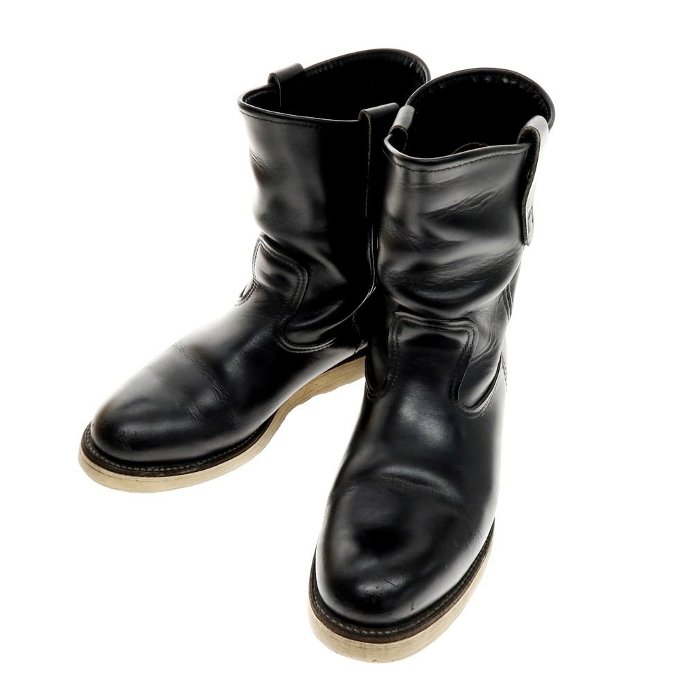 【中古】レッドウィング RED WING 90ｓ羽根タグ 8169 ペコスブーツ ブラック【サイズ7E】【 状態ランクC 】【 メンズ 】[CPD]