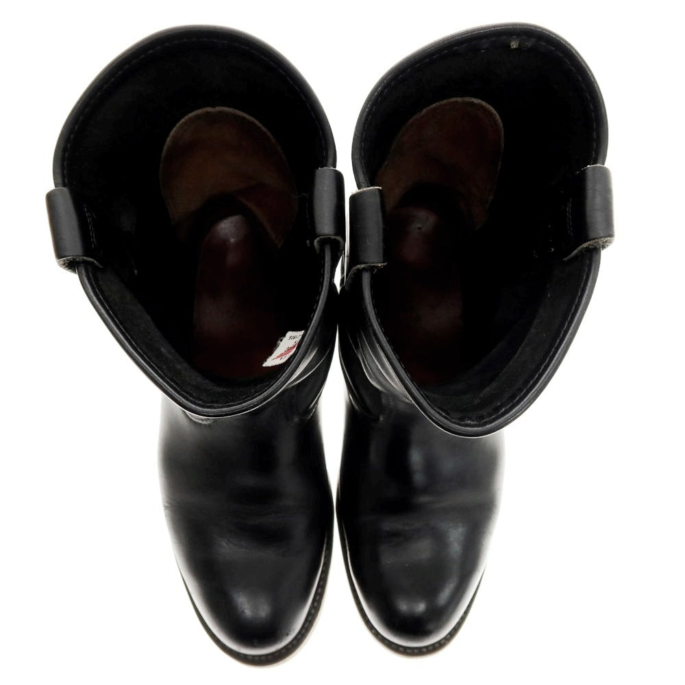 【中古】レッドウィング RED WING 90ｓ羽根タグ 8169 ペコスブーツ ブラック【サイズ7E】【 状態ランクC 】【 メンズ 】[CPD]