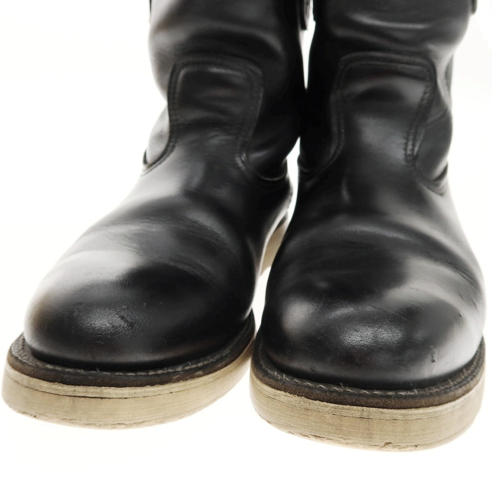 【中古】レッドウィング RED WING 90ｓ羽根タグ 8169 ペコスブーツ ブラック【サイズ7E】【 状態ランクC 】【 メンズ 】[CPD]