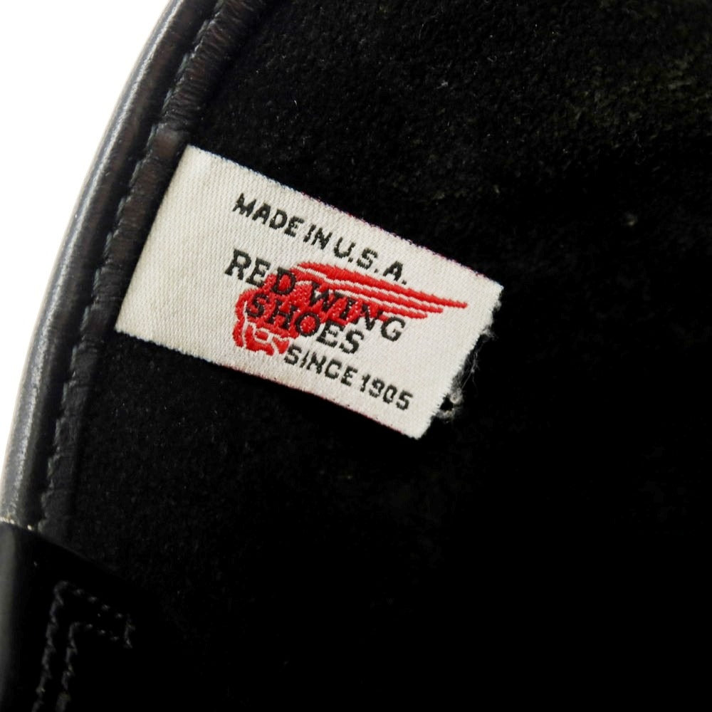 【中古】レッドウィング RED WING 90ｓ羽根タグ 8169 ペコスブーツ ブラック【サイズ7E】【 状態ランクC 】【 メンズ 】[CPD]