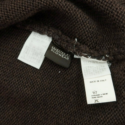 【中古】ザノーネ ZANONE ミドルゲージウール タートルネックニット ブラウン【 46 】【 状態ランクB 】【 メンズ 】