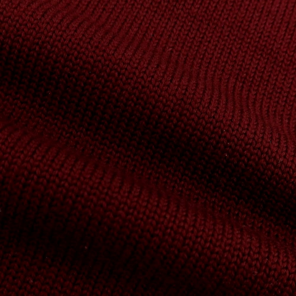 【中古】ザノーネ ZANONE ミドルゲージウール タートルネックニット ワインレッド【 46 】【 状態ランクB 】【 メンズ 】