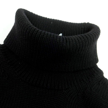 【中古】ロベルトコリーナ ROBERTO COLLINA ミドルゲージウール タートルネックニット ブラック【 46 】【 状態ランクB 】【 メンズ 】
