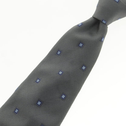 【中古】ステファノ ビジ stefano bigi シルク 小紋柄ネクタイ グレーxブルー【 状態ランクB 】【 メンズ 】