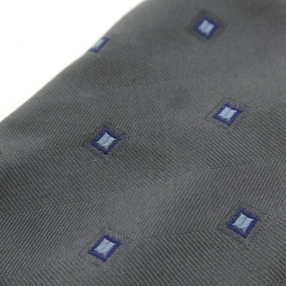 【中古】ステファノ ビジ stefano bigi シルク 小紋柄ネクタイ グレーxブルー【 状態ランクB 】【 メンズ 】