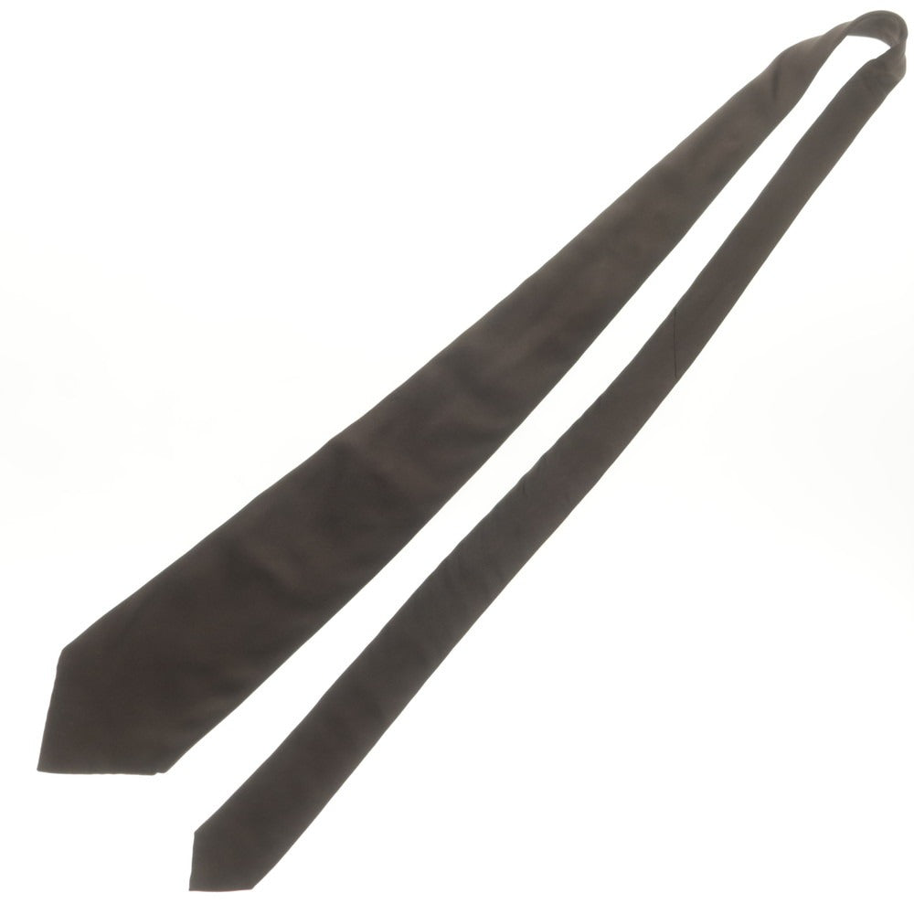 【中古】ニッキー nicky シルク 無地ネクタイ ブラウン【 状態ランクB 】【 メンズ 】