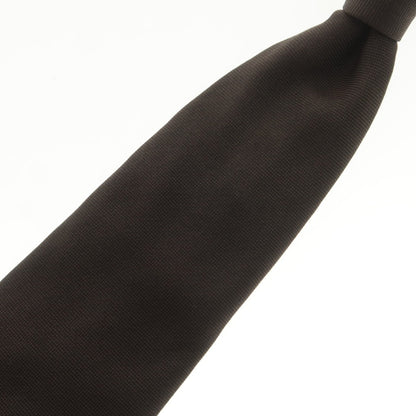 【中古】ニッキー nicky シルク 無地ネクタイ ブラウン【 状態ランクB 】【 メンズ 】