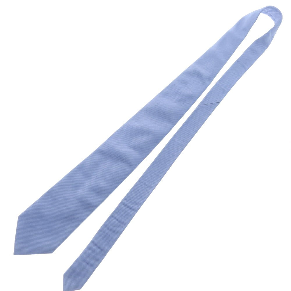 【中古】ロダ RODA シルク 無地ネクタイ ライトブルー【 状態ランクB 】【 メンズ 】