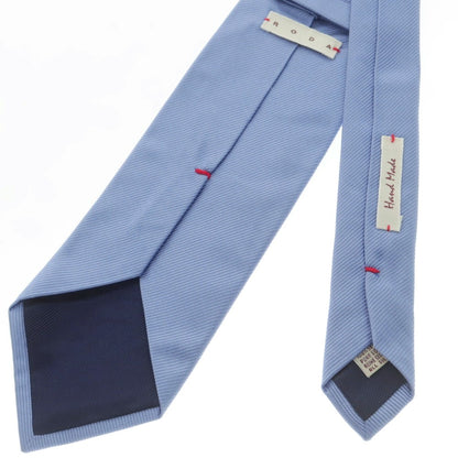 【中古】ロダ RODA シルク 無地ネクタイ ライトブルー【 状態ランクB 】【 メンズ 】