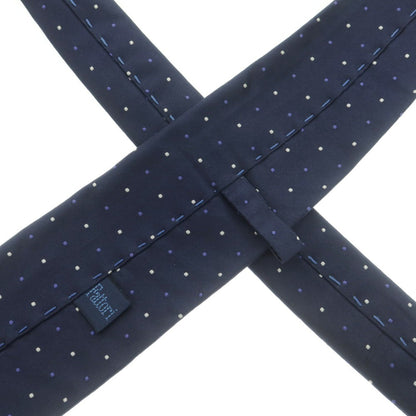 【中古】ファットーリ Fattori シルク ドット柄ネクタイ ネイビーxホワイト【 状態ランクB 】【 メンズ 】