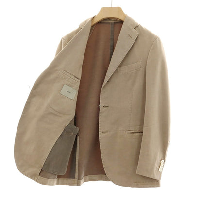 【中古】ボリオリ BOGLIOLI COAT コットンポリエステル 3B テーラードジャケット ベージュ【サイズ46】【 状態ランクB 】【 メンズ 】