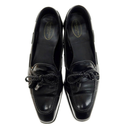 【中古】ジョージ クレバリー GEORGE CLEVERLEY チゼルトゥ リボンローファー ブラック【 表記不明(24位) 】【 状態ランクC 】【 メンズ 】