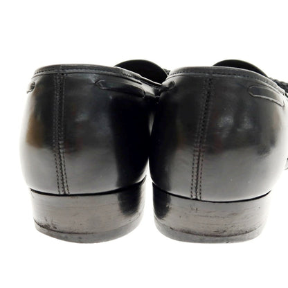 【中古】ジョージ クレバリー GEORGE CLEVERLEY チゼルトゥ リボンローファー ブラック【 表記不明(24位) 】【 状態ランクC 】【 メンズ 】