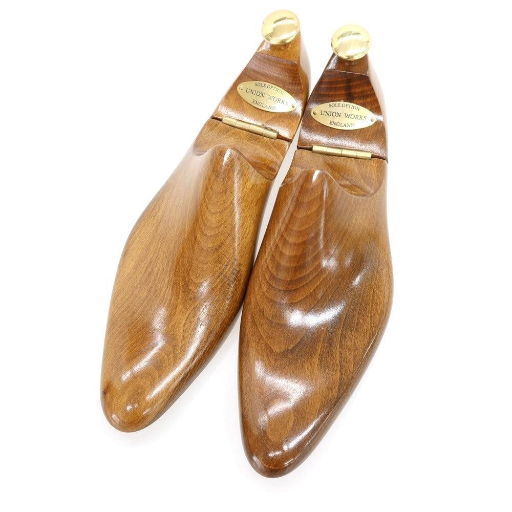 【中古】ユニオンワークス UNION WORKS オリジナル 木製 シューキーパー シューツリー ブラウンxゴールド【サイズ65】【 状態ランクA 】【 メンズ 】
