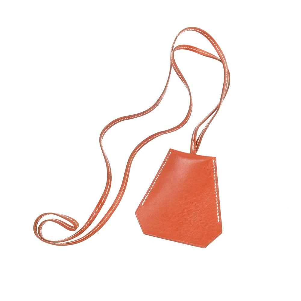 【中古】エルメス HERMES □C刻印 レザー クロシェット オレンジブラウン【 状態ランクB 】【 ユニセックス 】